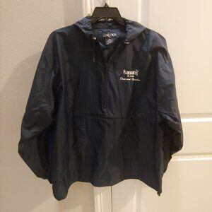 Harrahs Casino St Louis Diamond Member Blue Windbreaker Jacket XL
